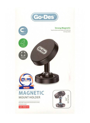 Go-Des Adjustable Dashboard Magnetic Car Phone Holder Mount, Black