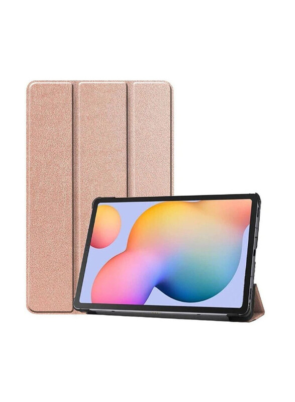 

Generic Samsung Galaxy Tab S6 Lite 10.4 inch 2022/2020 SM-P610/P613/P615/P619 Protective Stand Slim Folio Hard Shell Flip Case Cover, Rose Gold