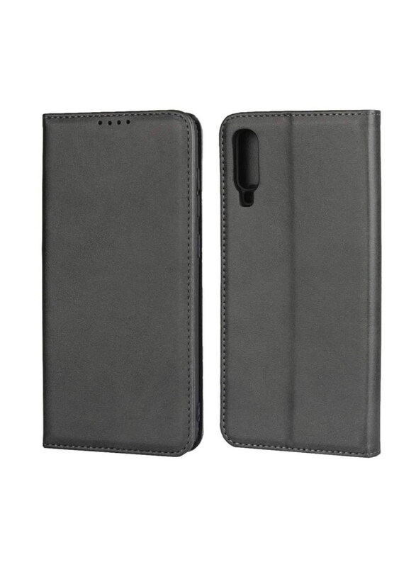 

Generic Samsung Galaxy A70 Leather Wallet Flip Mobile Phone Case Cover, Black