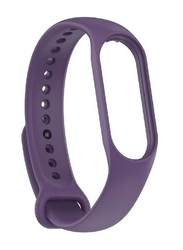 Replacement Silicone Wristband Waterproof Bracelet Strap For Xiaomi Mi Band 7, Purple