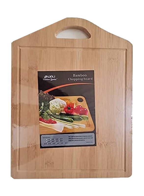 

Generic Bamboo 30cm Rectangular Meat Vegetables Chopping Board, Brown