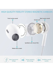 Lightning Cable Wired In-Ear Earphone with Microphone & Volume Control for iPhone, White