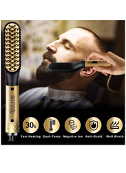 Arabest Multifunctional Beard Hair Straightening Comb, Gold