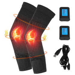 Rechargeable Knee Heating Pad for Knee Pain Relief, One Size, Black