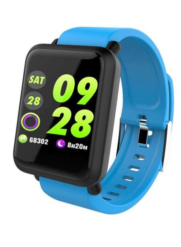 

N/A M28 Waterproof Sports Heart Rate Monitor Smartwatch Black/Blue