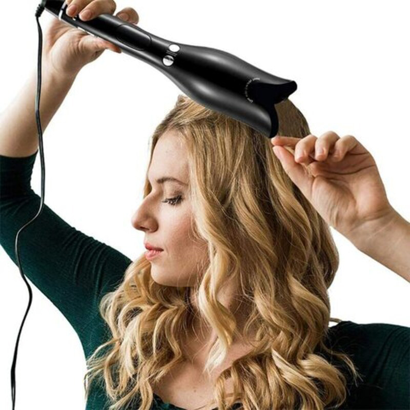 Wphy Automatic Multi Functional Professional Curling Iron, Black