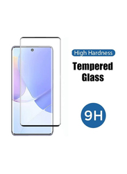 Huawei Honor 50 Full Glue Edge-to-Edge Anti Scratch Bubble-Free Mobile Phone Tempered Glass Screen Protector, 2 Pieces, Clear