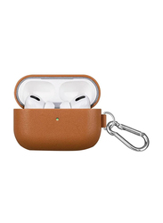 Apple AirPods Pro Leather Protective Case Cover, Light Brown