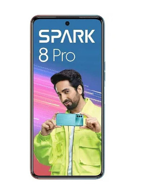 Tecno Spark 8 Pro Edge to Edge Tempered Glass Screen Protector, Clear