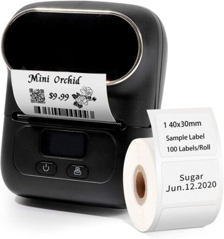 

Label Kingdom M110 Barcode Bluetooth Label Printer, Black