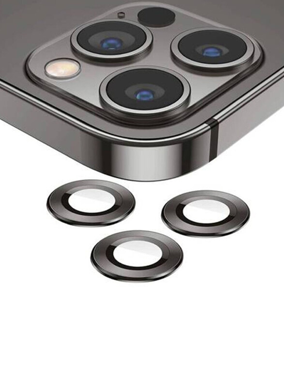 

Generic Apple iPhone 12 Camera Lens Protector, Black