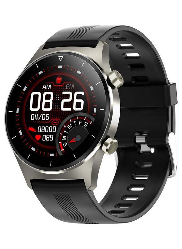 1.28 Inch Smart Watch Fitness Tracker IP68 Waterproof Sport Watch with Heart Rate & Blood Pressure Monitor Black J22T1-1 Black