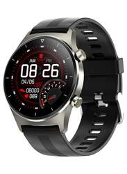 1.28 Inch Smart Watch Fitness Tracker IP68 Waterproof Sport Watch with Heart Rate & Blood Pressure Monitor Black J22T1-1 Black