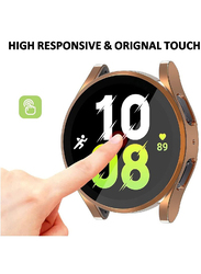 ZOOMEE Protective Ultra Thin Soft TPU Shockproof Case Cover for Samsung Galaxy Watch 4 40mm, Rose Gold