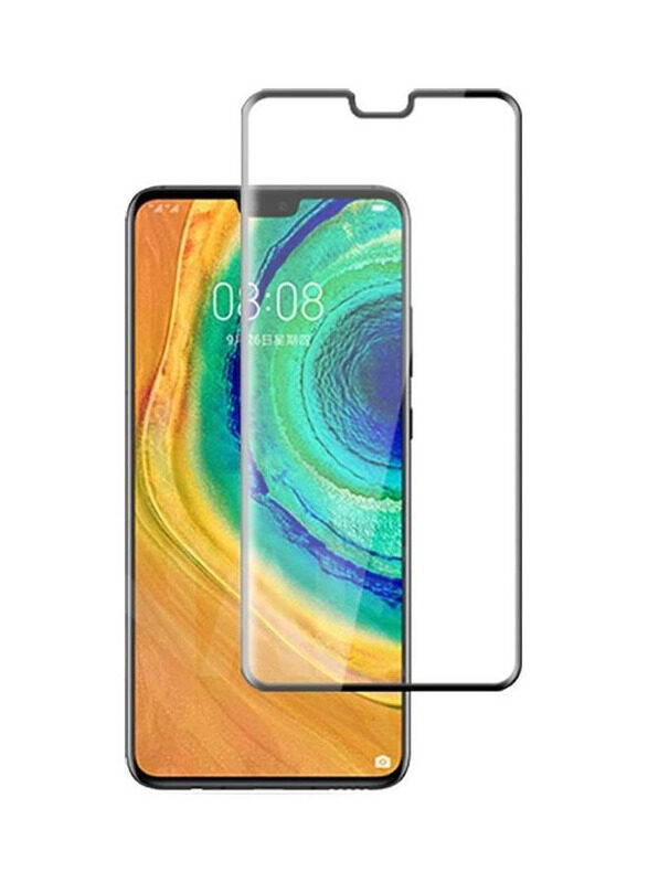 

ICS Huawei Mate 30 Pro Screen Protector Tempered Glass, Clear/Black