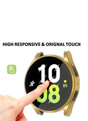 ZooMee Protective Ultra Thin Soft TPU Shockproof Case Cover for Samsung Galaxy Watch 4 40mm, Gold