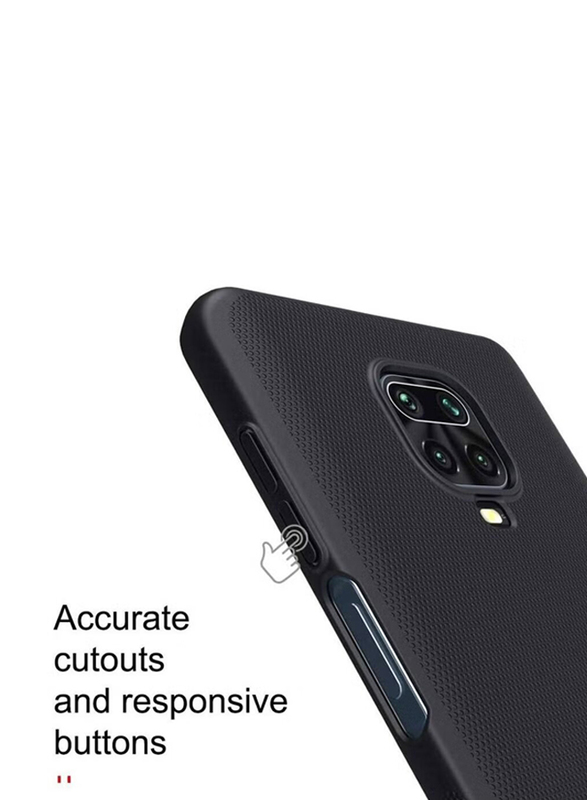 Nillkin Redmi Note 9 Pro Protective Crystal Frosted Mobile Phone Case Cover, Black