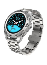 Haino Teko 46mm German High Quality Bluetooth Calling Smartwatch for Android iOs, Silver