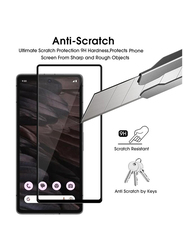 HYX Google Pixel 7a 9H Hardness Scratch Proof Tempered Glass Screen Protector, Clear