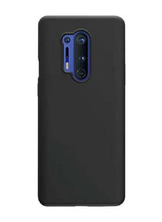 OnePlus 8 Pro Silicone Protective Mobile Phone Case Cover, Black