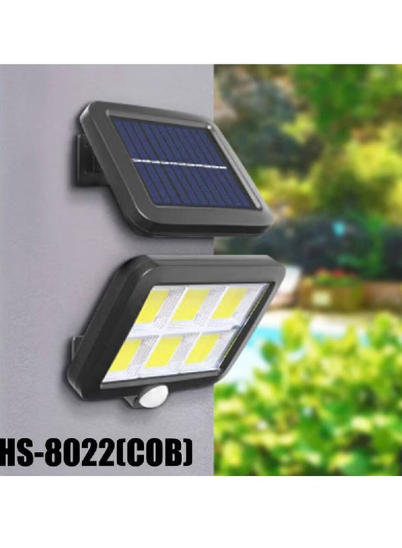 XiuWoo Solar Powered Exterior Security Light Fixture with Remote Control, Multicolour