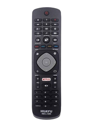 Huayu TCL RC802V Remote Control Fit for TCL Smart LCD/LED TV, Black