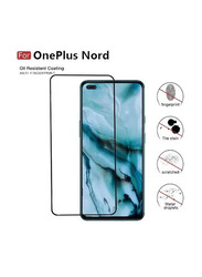 OnePlus Nord Tempered Glass Screen Protector, Black/Clear