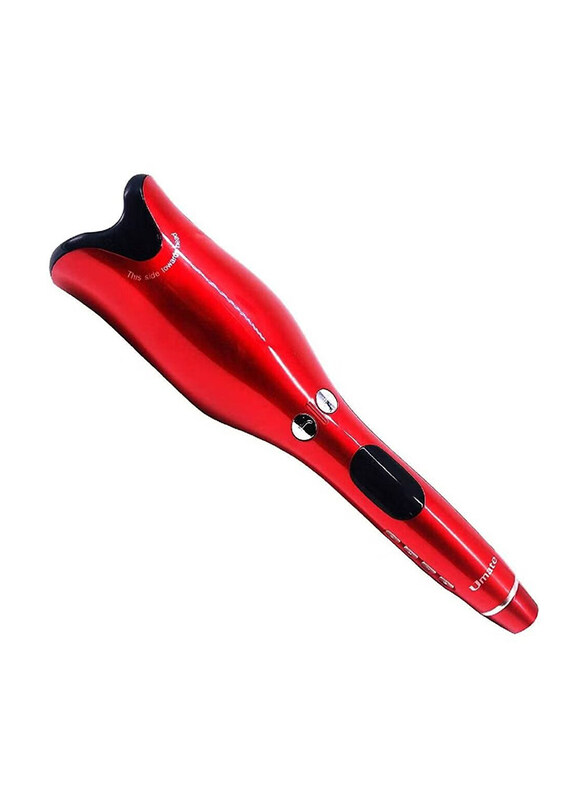 

Umate Automatic Ceramic Rotating Hair Curler, Red