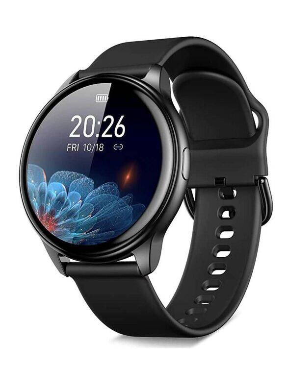 

Hyx Fitness Tracker With Heart Rate Monitor, Blood Pressure, Blood Oxygen Tracking, Touch Screen Smartwatch For Women Men Black
