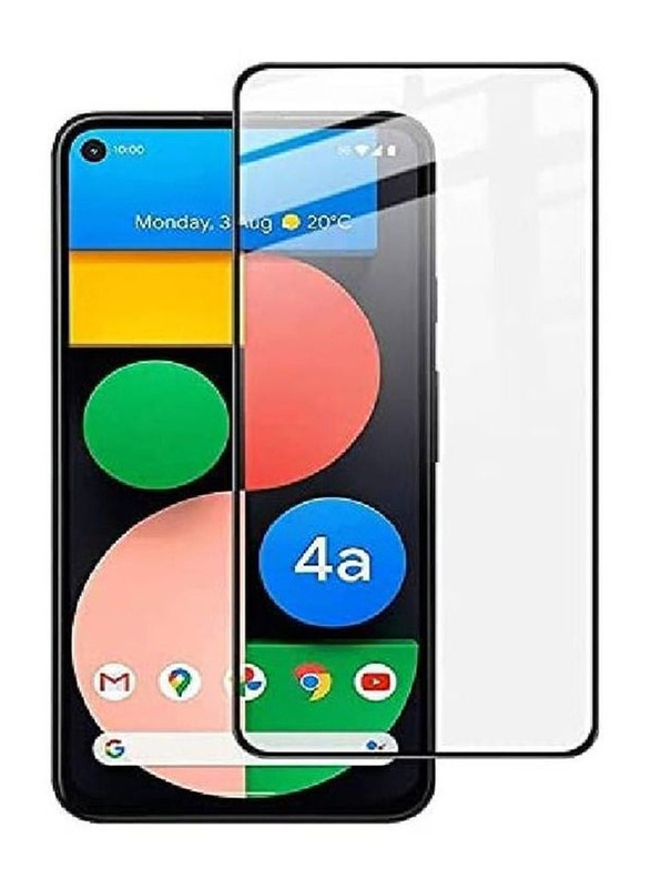 Full Coverage Protector HD Bubble Free Tempered Glass Screen Protector for Google Pixel 4A 5G, Clear