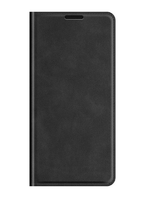 

Generic Xiaomi MI Poco X4 GT Leather Protective Mobile Phone Flip Case Cover, Black