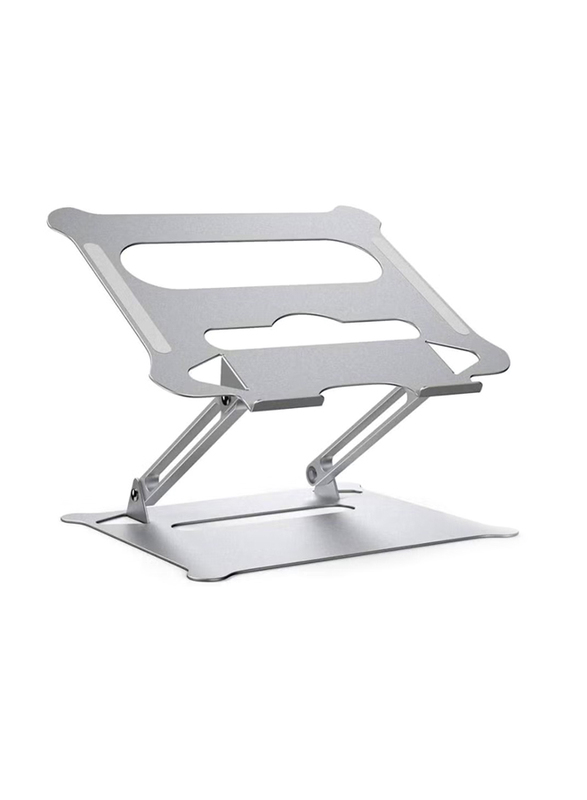 Adjustable Laptop Stand for Desk Holder Multi-Angle with Heat Vent to Elevate Adjustable Notebook, Silver