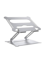 Adjustable Laptop Stand for Desk Holder Multi-Angle with Heat Vent to Elevate Adjustable Notebook, Silver