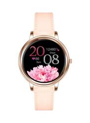 MK20 Female Smart Watch IPS Full-Touch Screen Rose Gold