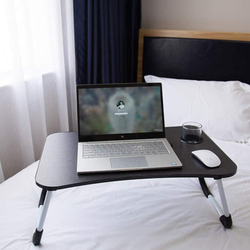 Lingwei Foldable Laptop Table Stand, Grey/White