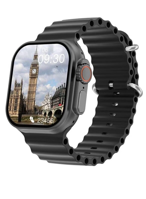 LW HD Screen Bluetooth Fitness Bracelet IP68 Waterproof Smartwatch, Black