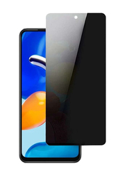 Xiaomi Redmi Note 11s 9H Hardness Anti-Scratch Bubble Free Privacy Screen Protector, Black