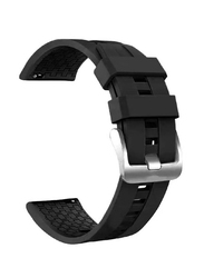 Replacement Silicone Strap for Huawei Watch GT, Black