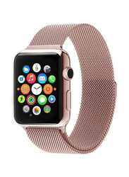 Replacement Milanese Loop Strap for Apple iWatch Series Band 38/40mm, Rose Gold