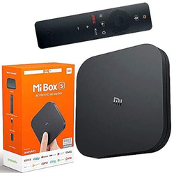 Mi Box S Smart TV Box Intelligent 4K Ultra HD Media Player, Black