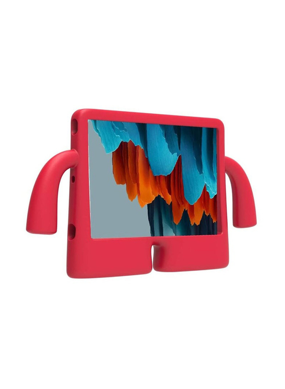 Samsung Galaxy Tab A8 10.5 Inch 2022 Protective EVA Foam Kids Friendly Lightweight Tablet Back Case Cover, Red