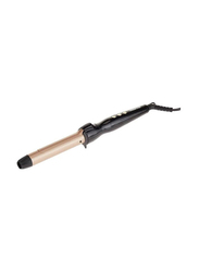 Arabest Ceramic Instant Hair Curling Iron, Black/Gold