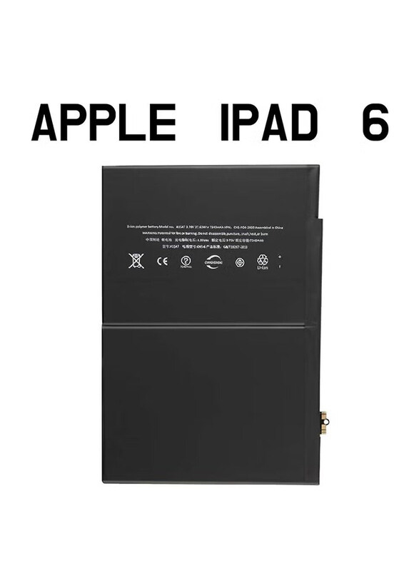 

ICS High Quality Original Replacement Battery for Apple iPad 6, Black