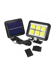 XiuWoo Solar Powered Exterior Security Light Fixture with Remote Control, Multicolour