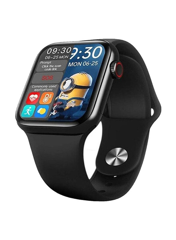 

Generic HW16 44mm Split Screen Smartwatch with Rotating Side Button, Black