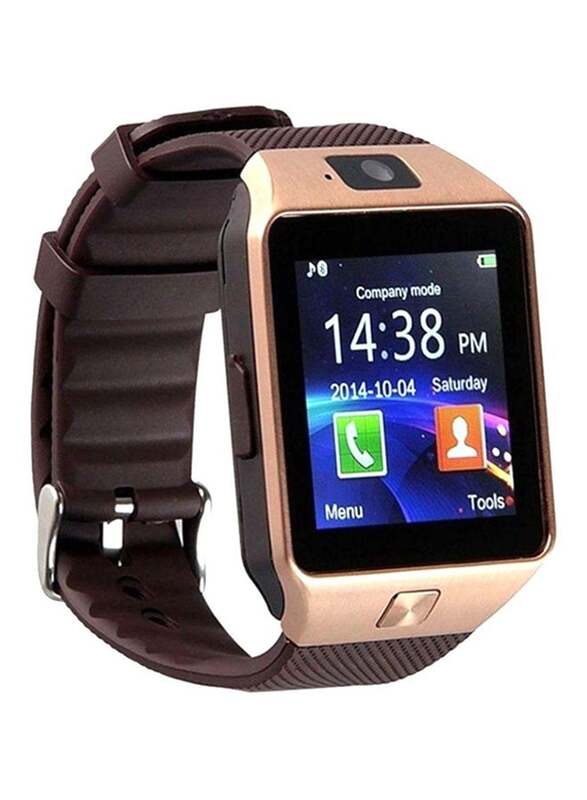 Touch Screen Bluetooth Smartwatch Brown