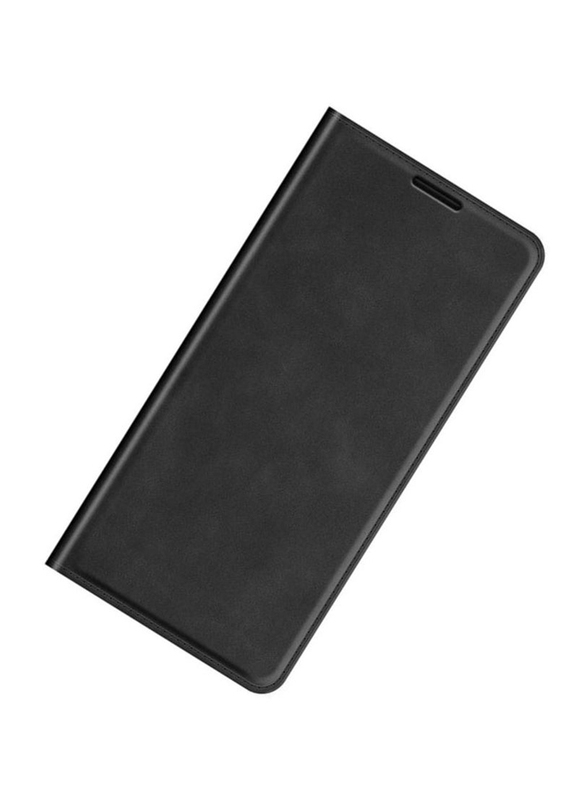 Xiaomi Mi 12S Protective Flip Leather Book Mobile Flip Case Cover, Black