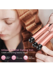 Arabest Double Anion Curling Iron, Rose Gold/Black