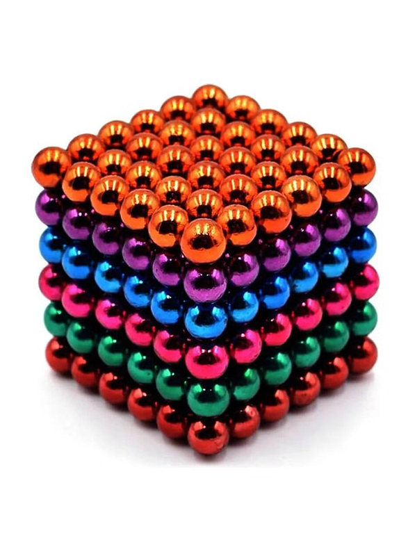 XiuWoo Colourful Magnetic Balls Building 3D Figures, Multicolour, 216 Piece, Ages 3+