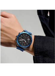 Curren 33mm New Men Smartwatch with Big Screen Retina HD, Long Standby Fitness Sports, IP68 Waterproof, Blue